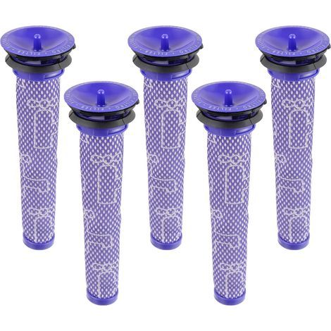 5 Packs Filtre pour Dyson V7, V8, V6, DC58, DC59, DC62, DC74 – Pré-Filtres (1/5)