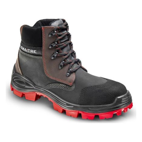 Botas de seguridad VARADERO Negro S3 Suela Roja 49 Negro (1/4)