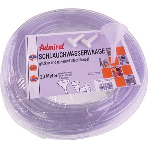 Niveau à bulle avec tuyau Admiral® 15m (1/4)