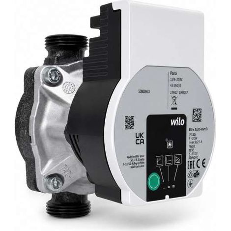 Wilo PARA 15/4 130mm Heizung Sole Hocheffizienzpumpe Pumpe Umwälzpumpe EEI 0,20 (1/2)