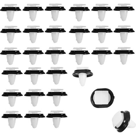 Agrafe Garniture - Fixation Panneau Porte - Compatible Fiat Ducato - Joint Caoutchouc Intégré - Lot de 100 Pièces (1/5)