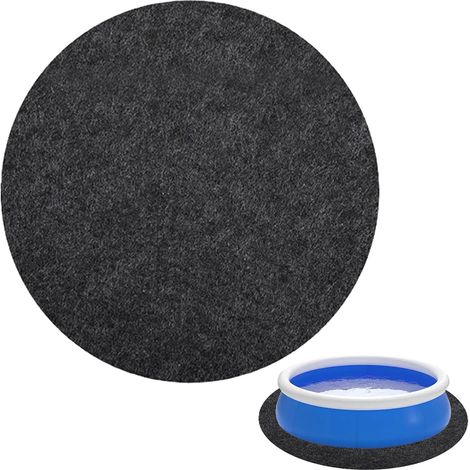 Tapis De Sol pour Piscine, Ø200 cm Tapis De Sol Piscine Ronde, Tapis De Revêtement De Sol De Piscine, Résistant à la Déchirure Tapis de Piscine Rond pour Protection des Piscines Hors Sol (1/5)