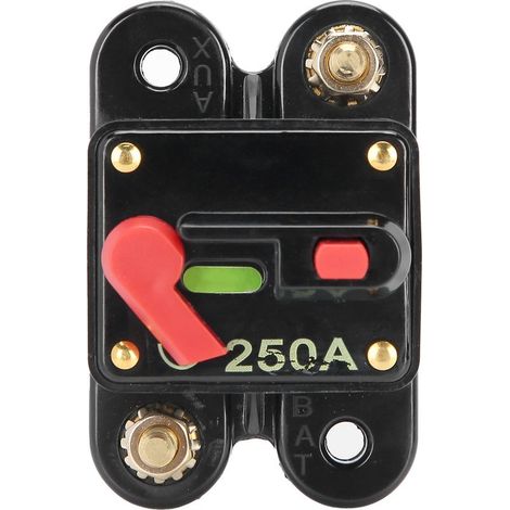 Disjoncteur 250A 12-24V DC pour Système Audio Bateau Camion (1/5)