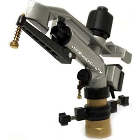 Agrar-Sprinkler 1 1/4'' Jolly Metall. Einstellbarer Bewässerungswinkel. Reichweite 17 bis 29 m. Impuls-Sprinkler, Bewässerungsro