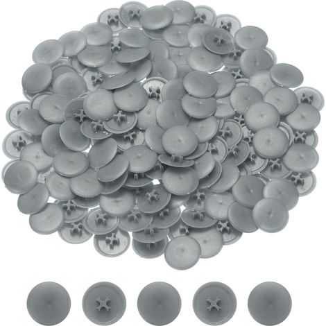 158 Pièces 17mm Cache-Écrou à Vis en Plastique Auto-Verrouillant (1/5)