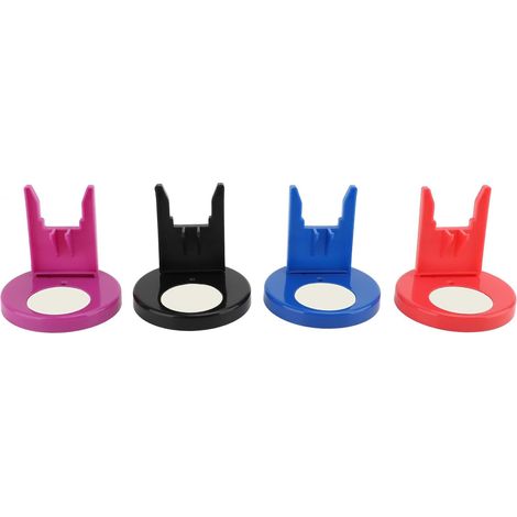 Support de pistolet à colle à fond chaud en plastique, 4pcs Glue Gun Stand Guant Heat Melt Melt Organizer Organizer la base de prévention Souion (1/5)