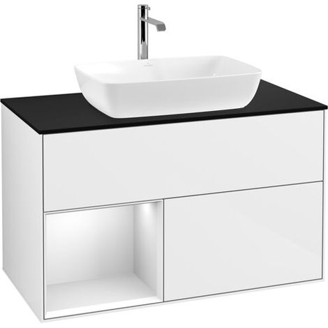 Villeroy & Boch F772MTGF Meuble sous-lavabo Finion F77 (1/2)