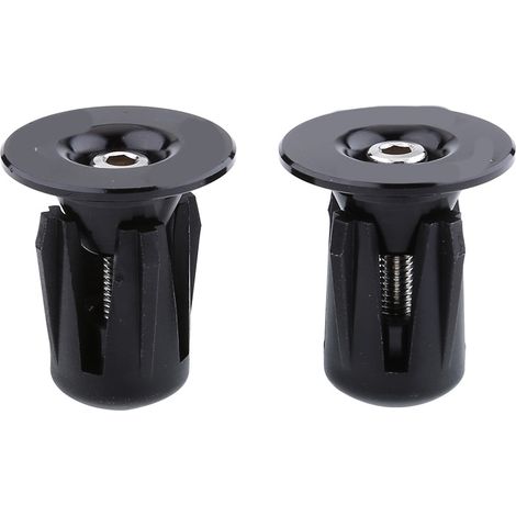 farbige Aluminium-Fahrradlenkerhörnchen (schwarz) (1/5)