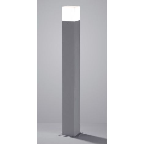 Borne lumineuse extérieure HUDSON argent Trio 80 cm (1/2)