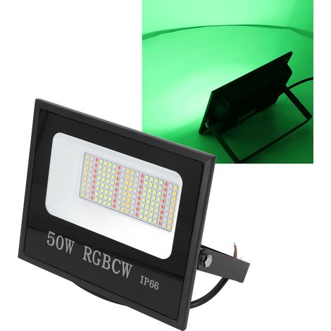 50W RGBCW LED-Strahler, Bluetooth-Gartenleuchte, App-Steuerung, IP66 wasserdichter Smart-Strahler, 85-265V Außenbeleuchtung. (1/5)