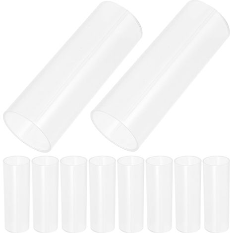 Lot de 10 tubes isolants en plastique blanc pour batteries 18650, gaines de protection résistantes à la chaleur pour bricolage et électronique (1/5)