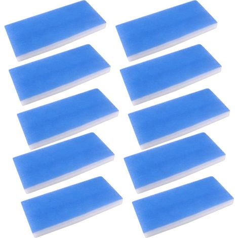 Ensemble de 10 Filtres pour Cabine de PulvéRisation D'AéRographe Hobby Airbrush, Cabine en Fibre de Verre Remplacer le Filtre Compatible pour Master, Paasche (1/2)