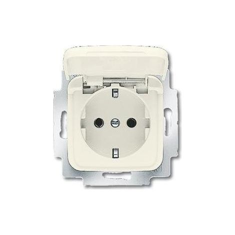 Busch-Jaeger 20 EUK-212 SCHUKO® Steckdosen-Einsatz mit Klappdeckel (1/5)