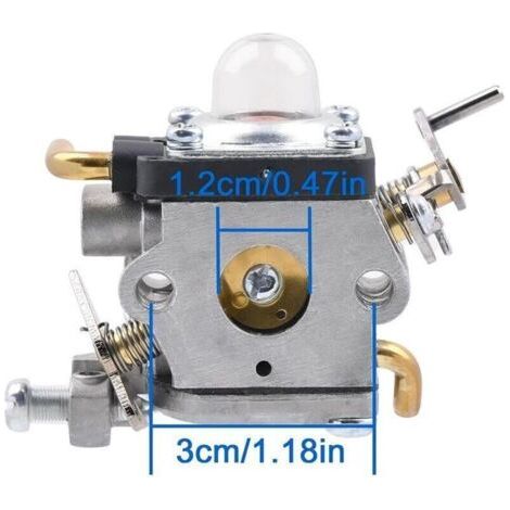 NALOOKAMIC  Compatible avec carburateur pour taille-haie Husqvarna 122HD45 122HD60 Redmax CHT220 Jonsered HT2223 (1/4)