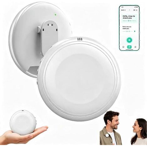 Traducteur IA portable mains libres, appareil de traduction compact et portable pour l'apprentissage des langues et les conversations en langues étrangères (1/3)