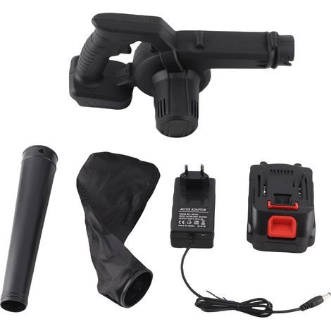 Souffleur et Aspirateur Léger Rechargeable 1500mAh 100‑240V - Petit Souffleur Puissant pour Jardin et Maison avec Batterie Li et Sac Inclus (1/4)
