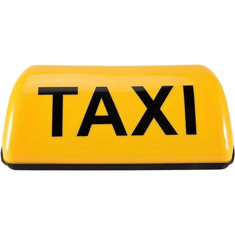12V wasserdichte magnetische Signalleuchte für Taxis – Gelb (1/5)