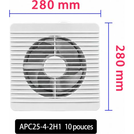 Extracteur d'air pour vitre APC25-4-2H1 avec prise apc25-4-2h1 réf 5293 28 × 28 × 35,8 cm 1,48 kg – Livraison gratuite