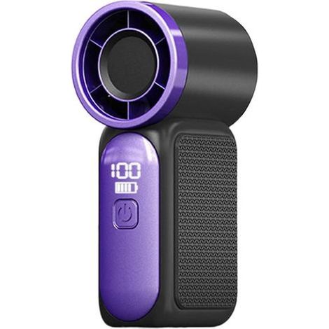 Filiyano-Petit ventilateur portable d'extérieur avec batterie de 3000 mAh, 100 vitesses réglables et rechargeable, idéal pour les voyages, la maison (1/5)
