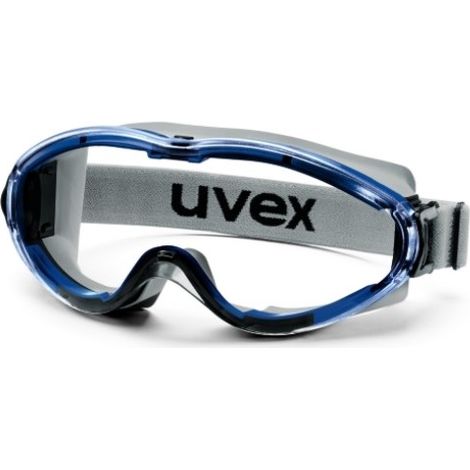 Uvex Ultrasonic Supravision Extreme Schutzbrille: Transparent/Blau-Grau (1/2)