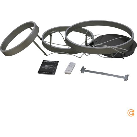[GEBRAUCHT] B-Ware Just Light Led Deckenleuchte Leuchte Led 26 W Stahl Fernbedienung Lilluti