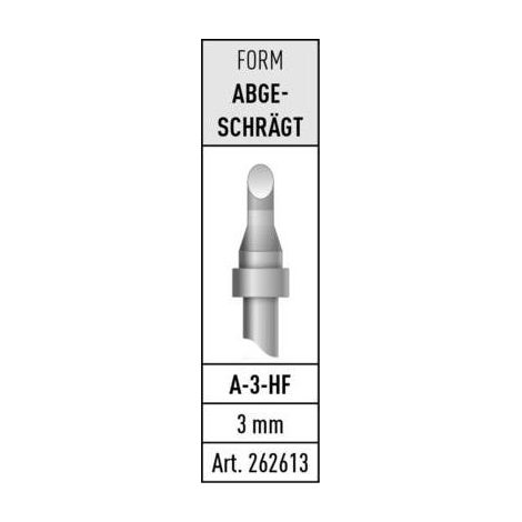 Herramienta y protección de soldador Stannol a-3-hf biselado 3 mm