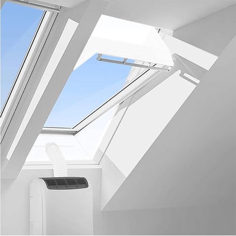 Lüftungs- und Dichtungssatz für Dachfenster mit Klimaanlage, nach außen öffnend, 230 cm x 2 (Doppelöffnung) (1/5)