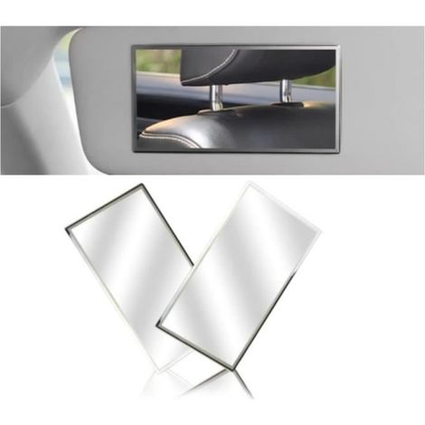Miroir de Maquillage de Voiture - Marque - Modèle - Pare-Soleil - Courtoisie - 15x8cm (1/4)