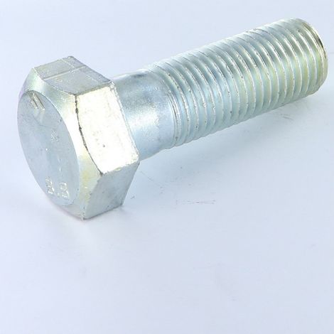 Corps de boulon filetage partiel Tête hexagonale TH M27X80 Classe 8.8 Acier zingué-1 pièce
