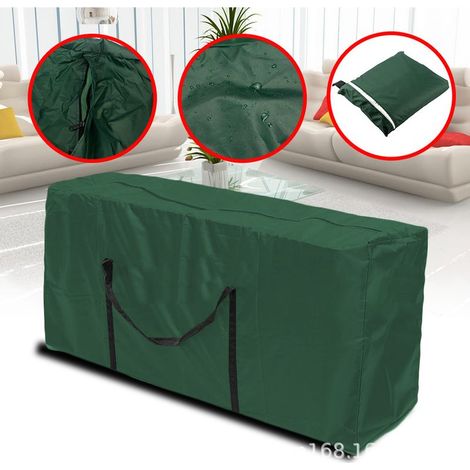 QAZQA Sac de Rangement Housse de Coussin Iimperméable,Étanche à la Poussière, Anti-UV, Robuste Tissu Housse de Rangement pour Coussins de Meubles de Jardin Sac de Coussin pour Jardin,Terrasse,Meubles (1/5)