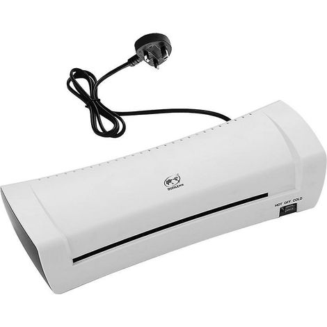 OSMILE SL200 Laminiergerät Heiß- und Kaltlaminiergerät Zwei Walzen A4-Format für Dokumente und Fotos
