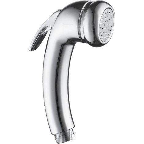 Pommeau de douche haute pression avec filetage chromé de 1/2 pouce et gâchette, pommeau de douche à main.