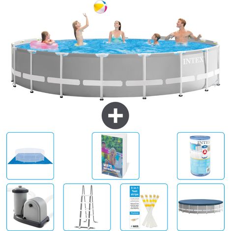 Intex Piscine Prism Frame Ronde - 549x122 cm - 8-pièces  S594