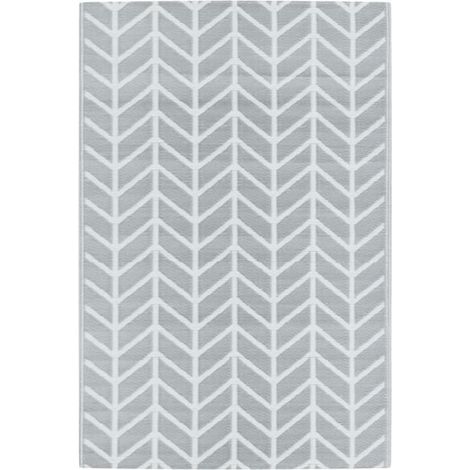Tapis d'extérieur gris ARAKIL 120x180 cm PP (1/5)