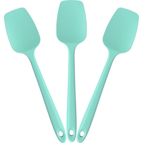 Silikon Löffelspatel 3er-Set, 315°C hitzebeständig, lebensmittelecht, antihaft