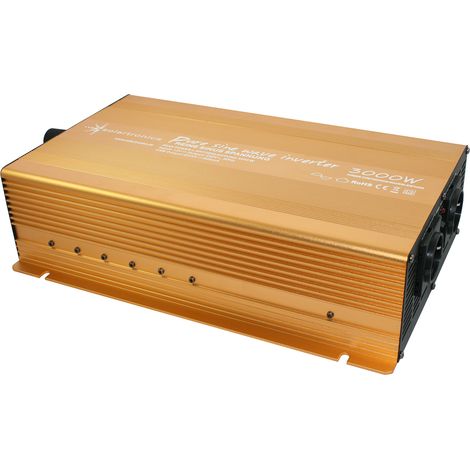 Spannungswandler NP 24V 3000 Watt reiner SINUS Gold Edition (1/4)