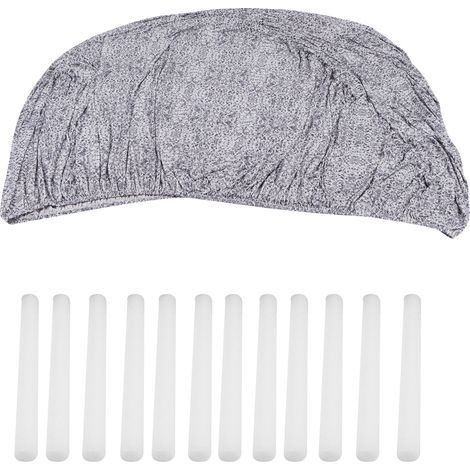 Housse de canapé extensible 4 places en polyester doux et lavable, protection efficace contre les taches et l'usure quotidienne (1/5)