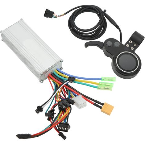 Kit de contrôleur sans balais 48V/60V 500W pour moteur électrique avec écran LCD, compatible avec scooters et vélos électriques. (1/5)