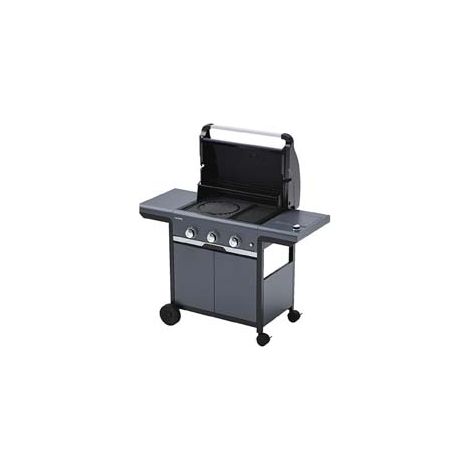 BARBECUE GAS 3 FUOCHI + FORNELLO CM.62,5X40 SELECT 3 EXS bracere cm.62,5x40 CAMPINGAZ