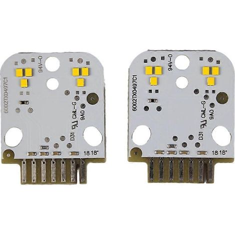 2 puces LED pour phares, référence 63117466107, compatibles avec BMW X3 G01 et X4 G02 (2016-2019), couleur jaune citron, pour feux de jour. (1/5)