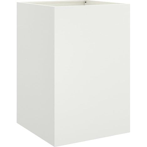 Jardinera acero blanco 52x48x75 cm vidaXL