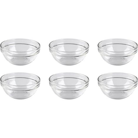 Bol empilable en verre Luminarc 925944, Ø 10,5 cm, transparent (lot de 6) (1/5)