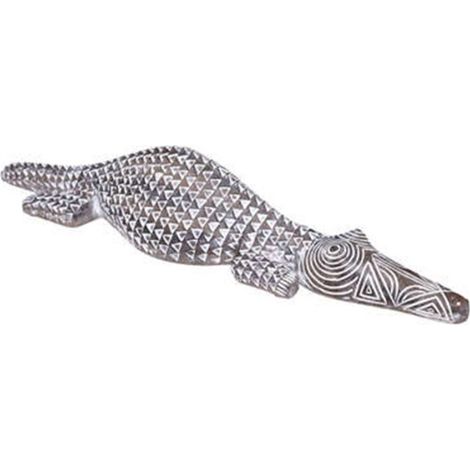 Statue Déco "Tropique Australe" 44cm Noir & Blanc (1/2)