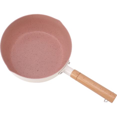20 cm großer, antihaftbeschichteter Topf für gleichmäßiges Garen, isolierter Griff, geeignet für Gas- und Induktionsherde, ideal für Saucen und Ramen. (1/5)