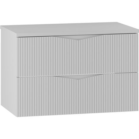 Mueble bajo lavabo 80cm encimera Tao Blanco