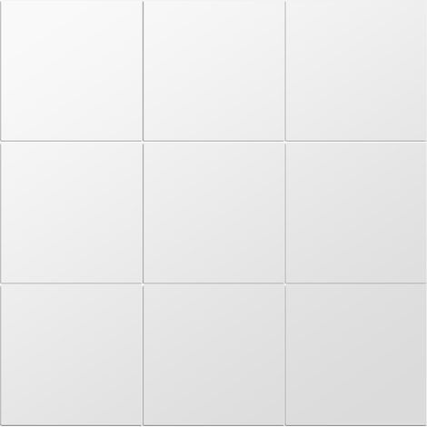 16pcs DIY Carrés miroirs autocollants pour le mur 15cm, 3D Décoration pour bricolage acrylique (1/5)