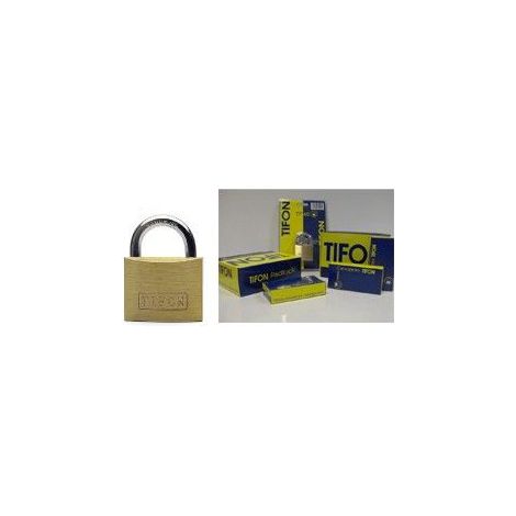 Candado Seguridad  60Mm Arco Corto Laton Tifon Ifam (1/2)