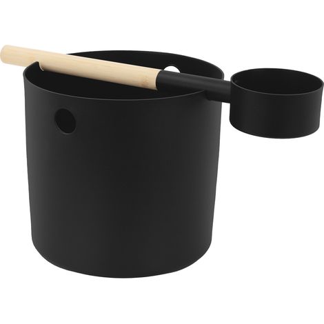 LuxeBath Set Accessori per Sauna in Alluminio, 2 Pezzi, Secchio e Mestolo (1/5)