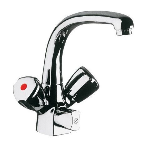 STANDARD SPT-Multi-Raccordement DN 15 Poignée Terralux en plastique chromé
