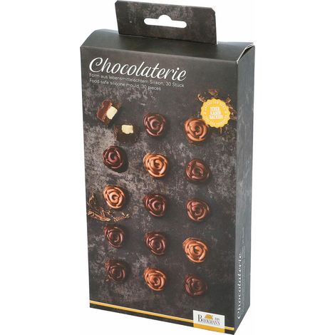 4 Chocolaterie Set aus 2 Schokoladenformen Rose - Birkmann (1/4)